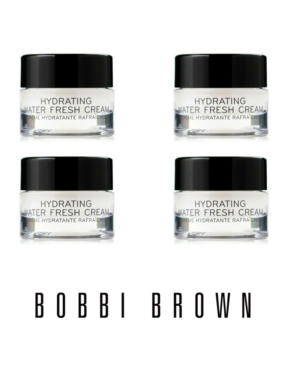 BOBBI BROWN HYDRATING WATER FRESH CREAM 7ML X4 - BRAND NEW IN BOXES